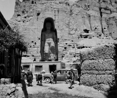 Geschichte Afgahnistans Buddha Figur im Bamyan Tal