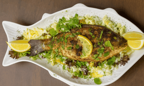 KABOBE MAHI – GEGRILLTE DORADE NACH ARONS ART